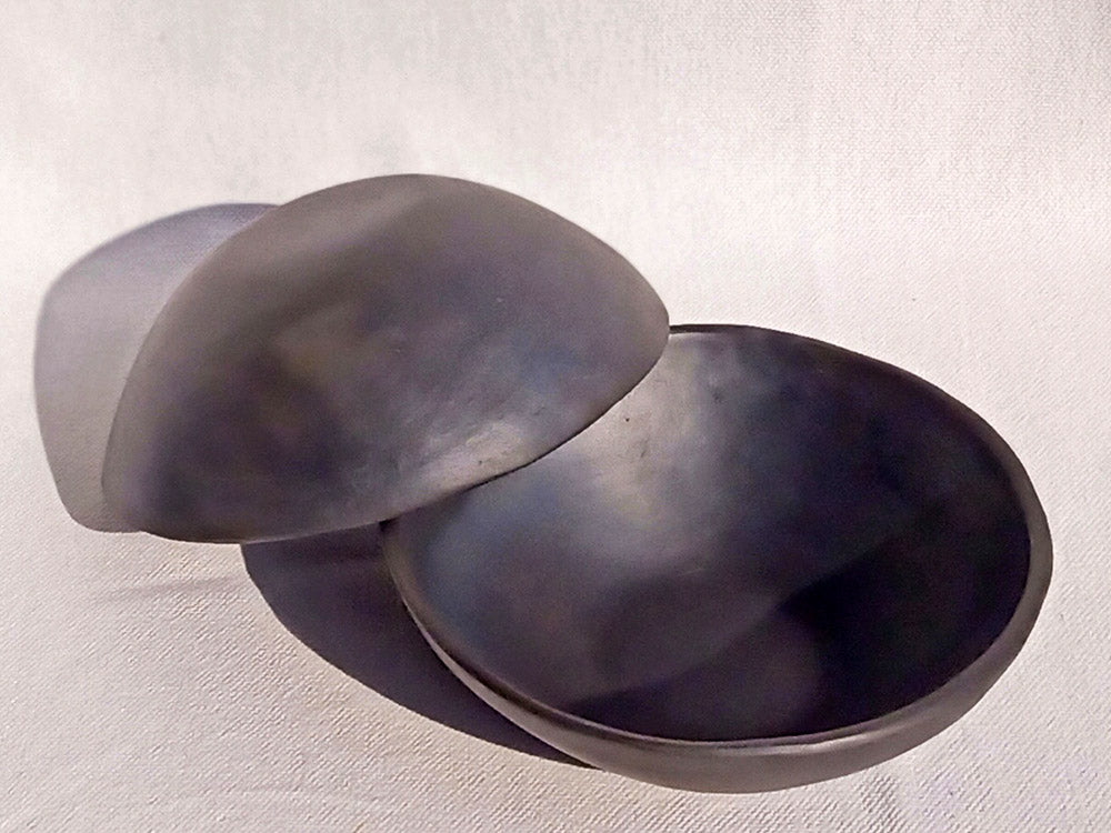 Longpi Black Pottery Soup/Salad Bowl Set of 2