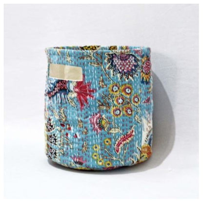 Kantha Storage Basket