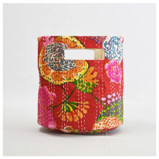 Kantha Storage Basket