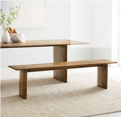 Soldi Handcrafted Wooden bench