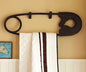 Safety Pin Towel Hanger