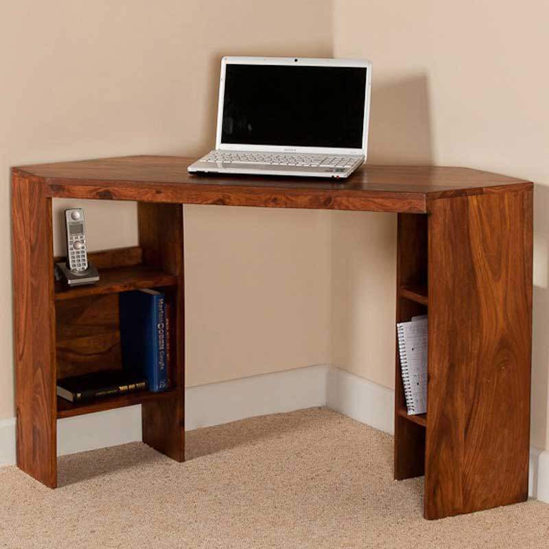 Botwin study table in honey finish