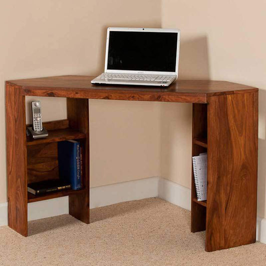Botwin study table in honey finish