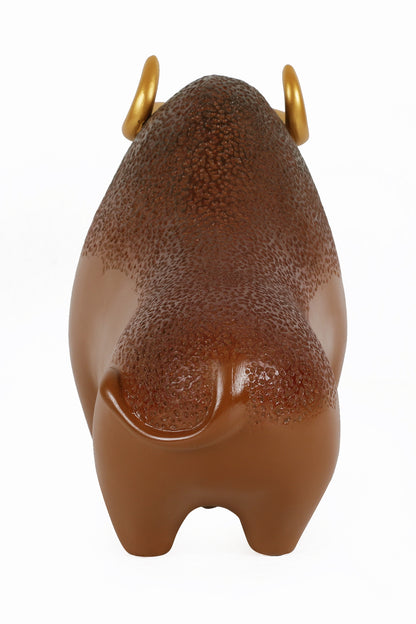 Gilded Bull- Brown