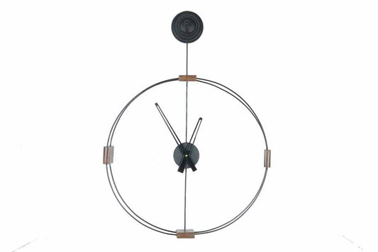 Hourbinger Big Wall Clock Vintage Black