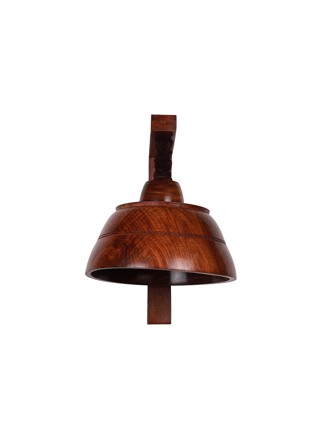 12 Watts LED Asian Wooden Bowl Wall Hanging Sconce