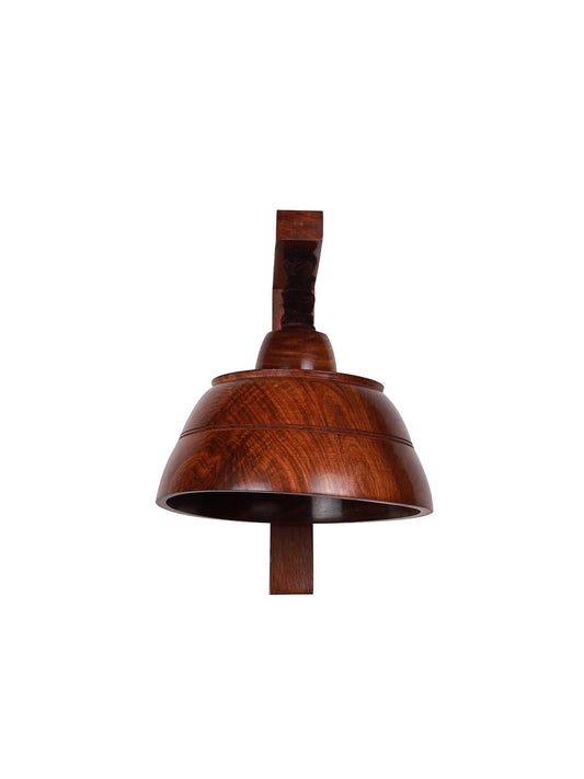 12 Watts LED Asian Wooden Bowl Wall Hanging Sconce